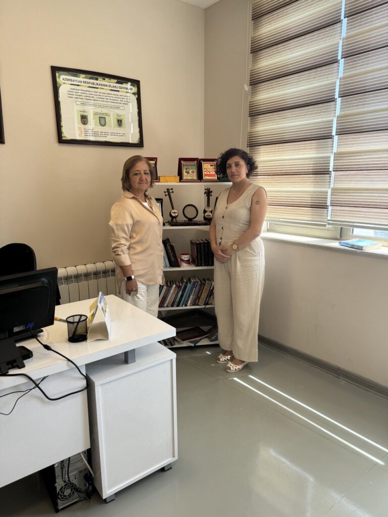 Krım tatarı Zera Bekirova Khazar MAFİ-ni ziyarət edib