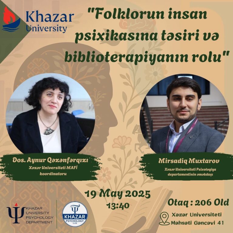 Xəzər MAFİ-nin koordinatoru seminarda çıxış edəcək